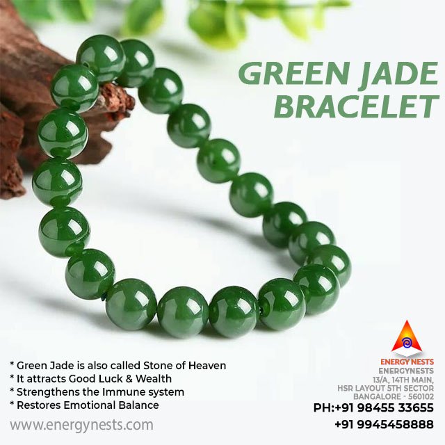 GREEN JADE BRACELET – Energy Nests